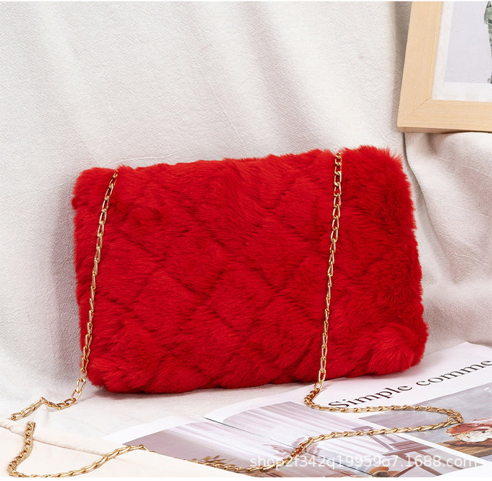 Wholesale Shoulder Bag Plush Fashion Versatile  JDC-SD-BYang008
