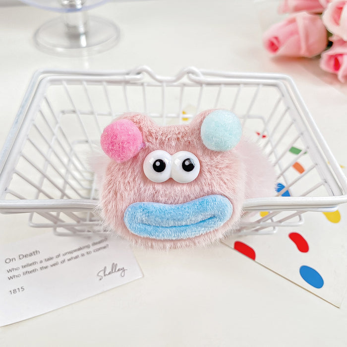 Wholesale Plush Cartoon Cute Big Mouth Monster Hair  Scrunchies JDC-HS-BFY002