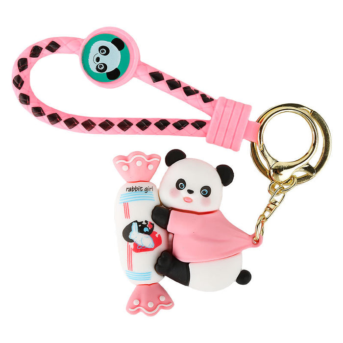 Wholesale Original Handheld Pendant Keychain Exquisite Cute Cartoon Couple Bag Key Pendant