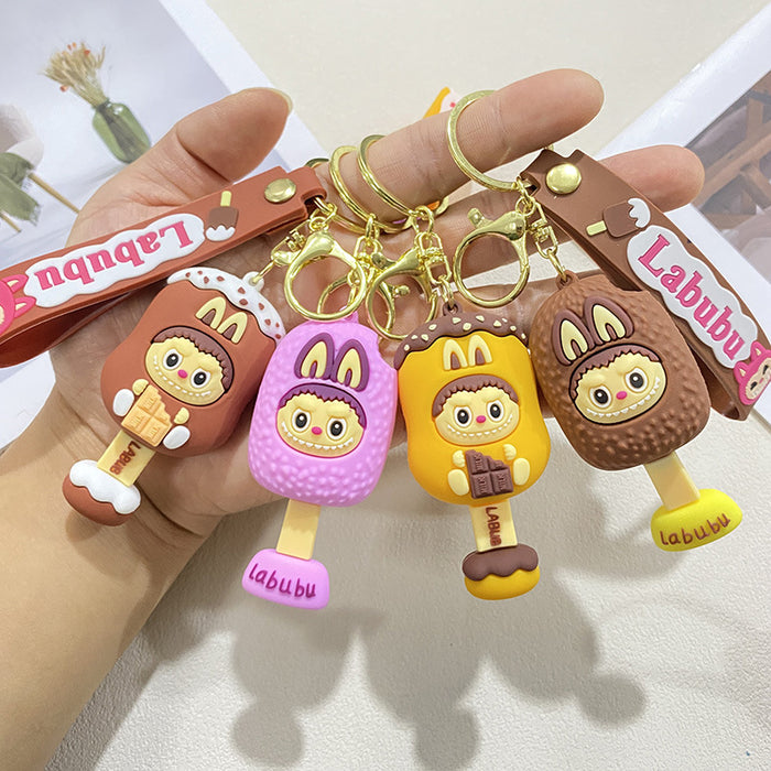 Wholesale Cartoon Ice Cream Keychain Cute Bag Pendant Doll