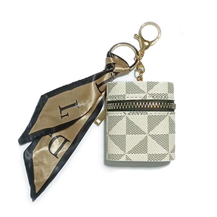 Wholesale Mini Cute Keychain Lipstick Bag Storage Wireless Headphone Protective Case JDC-KC-JiYou008