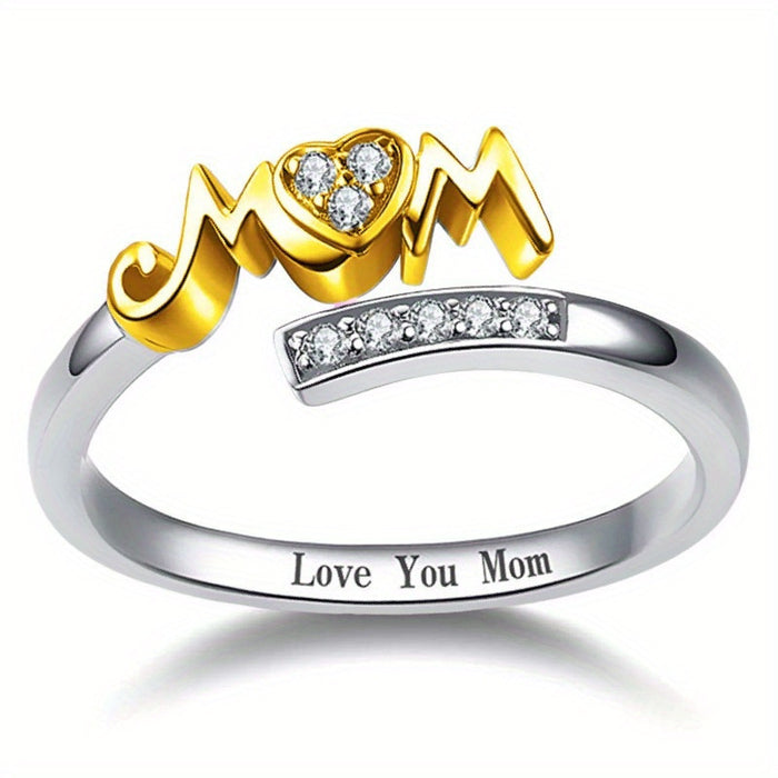 Wholesale Jewelry Opening Love Ring Accessories Fashion Engraved Handpiece