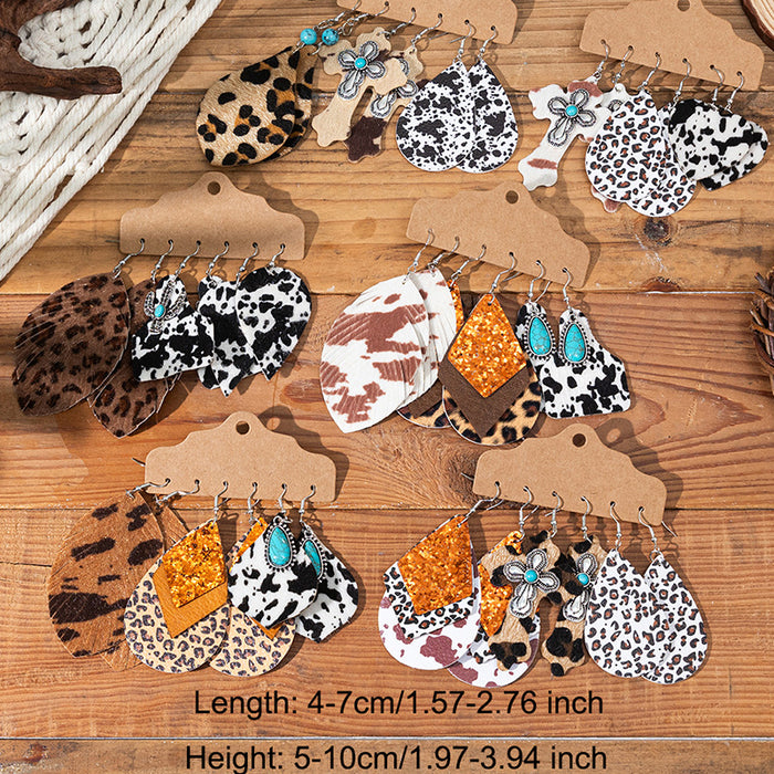 Wholesale Vintage turquoise design earring set