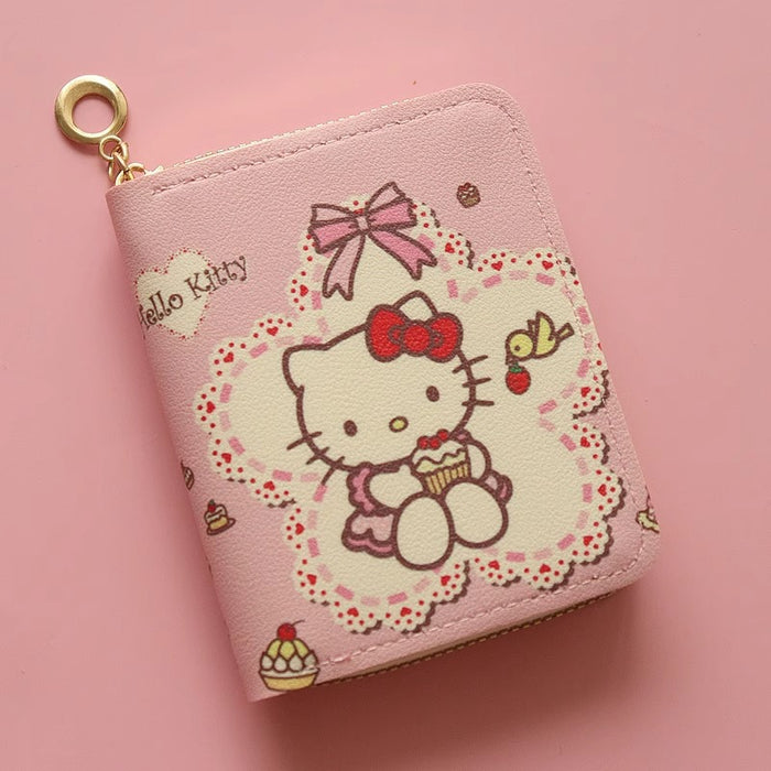 Wholesale Cartoon Girls'  Bank Card Coin Purse Wallet