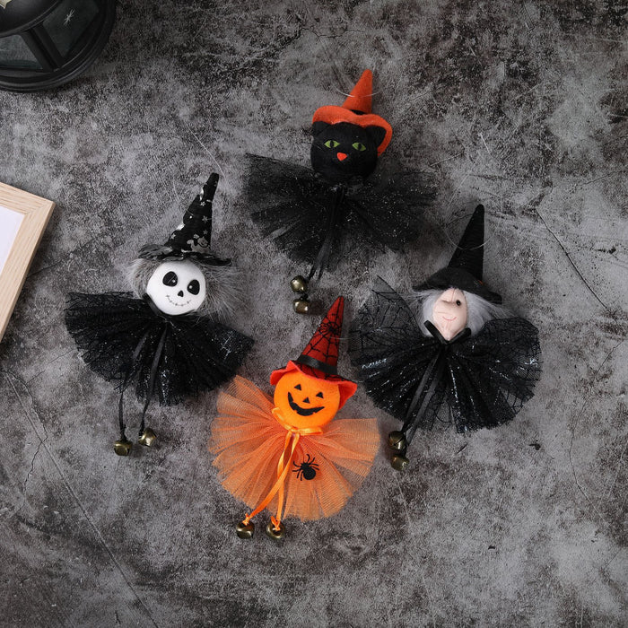 Wholesale  Decoration Party Bar Decoration Pumpkin Ghost Witch Black Cat Pendant y Witch Pendant