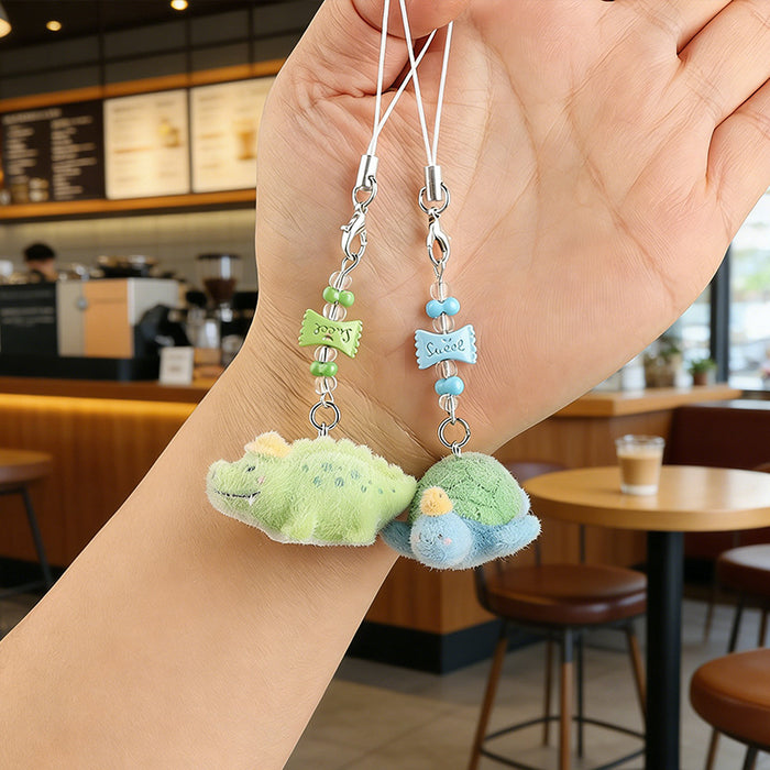 Wholesale Flocked Turtle Ocean Series Keychain