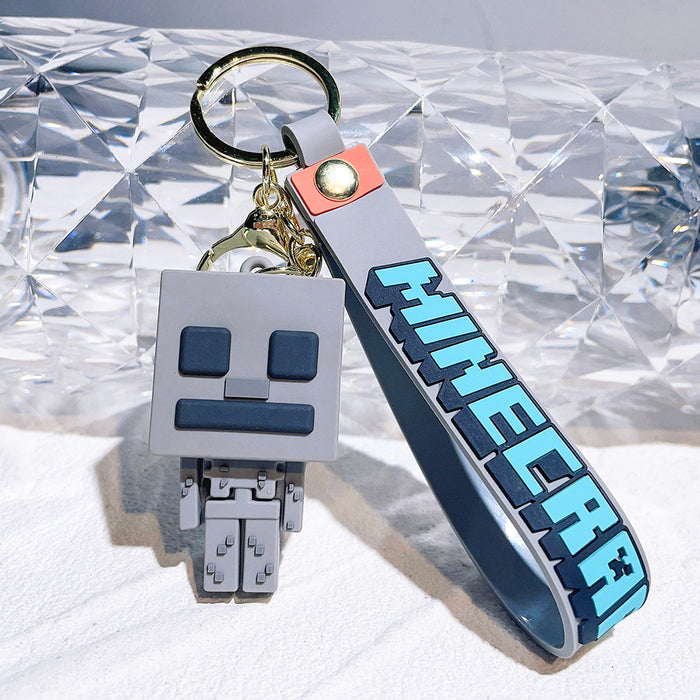 Wholesale Cartoon Game Silicone Keychain JDC-KC-Qiwei039