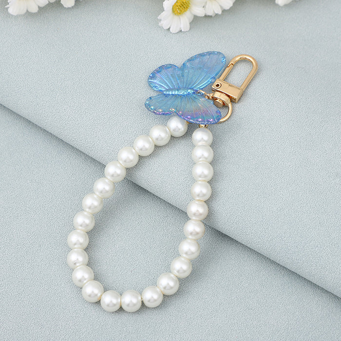 Wholesale Butterfly Flying Series Headphone Companion Keychain with Exquisite Colorful