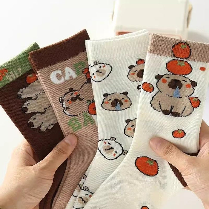 Wholesale Children's Socks Spring and Autumn Mid Tube Cotton Socks