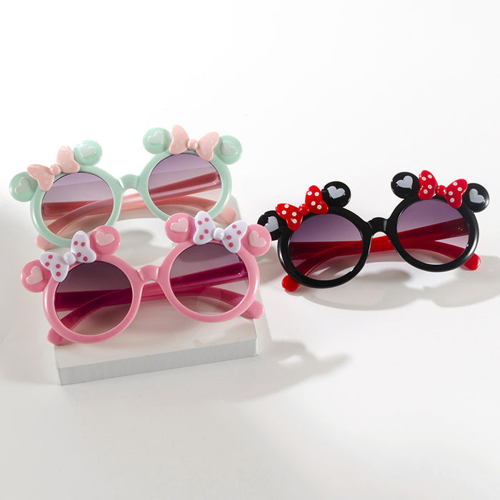 Wholesale Bow Children's Sunglasses Cute Cartoon Sunscreen Doll Sunglasses