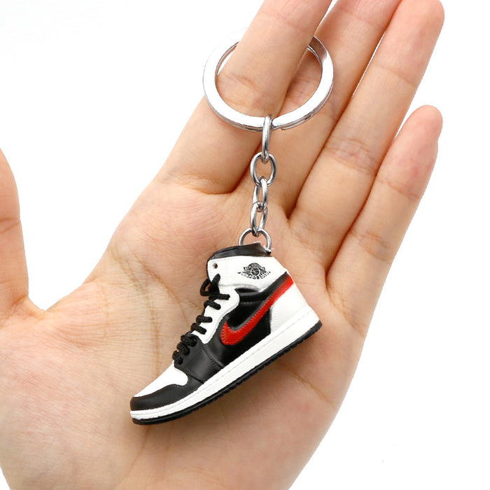 Wholesale PVC Mini Basketball Shoe Keychain JDC-KC-QLPing008