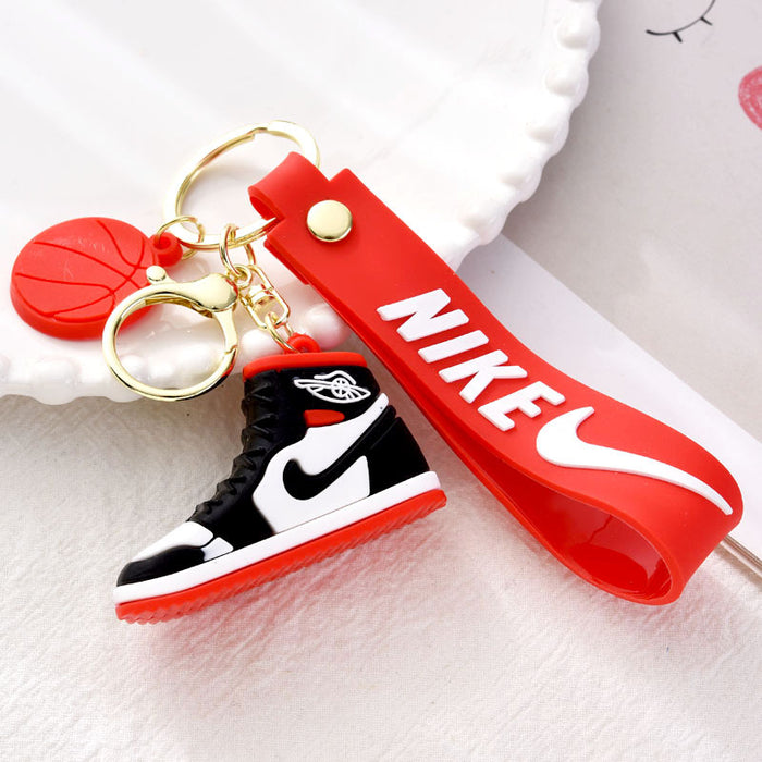 Wholesale New Cartoon Keychain Pendant Box Sneaker Doll Accessories Pendant Keychain