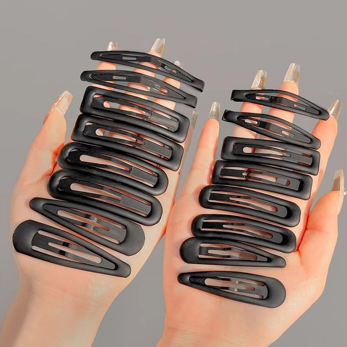 Wholesale Black Matte Hair Clips for Women