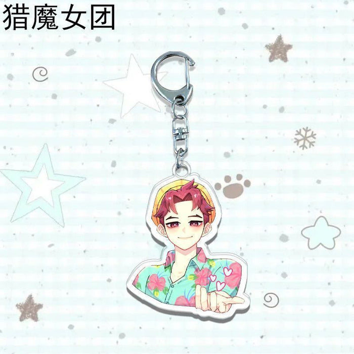 Wholesale Kpop Acrylic Keychain Anime Peripheral Pendant