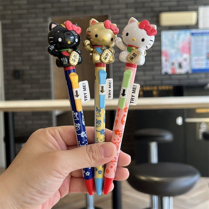 Wholesale The lucky cat presses the ballpoint pen