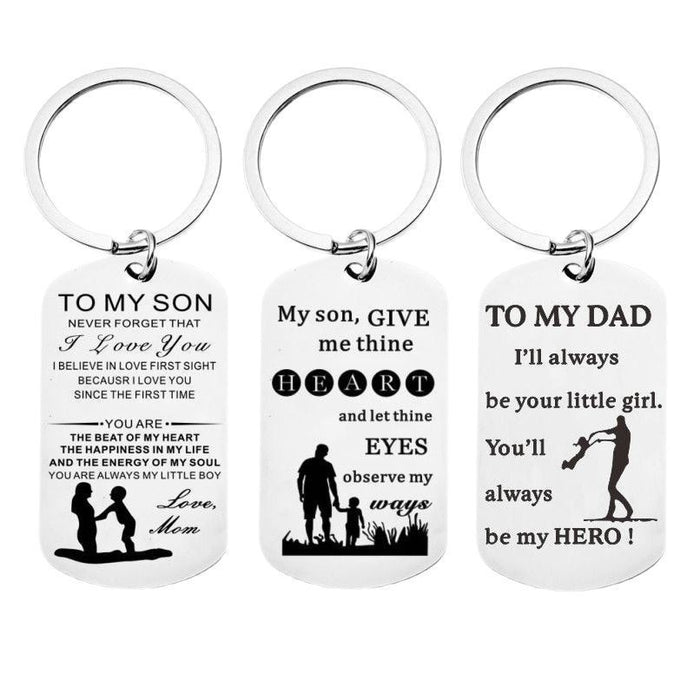 Wholesale Stainless steel military brand keychain laser engraved new fashionable metal keychain