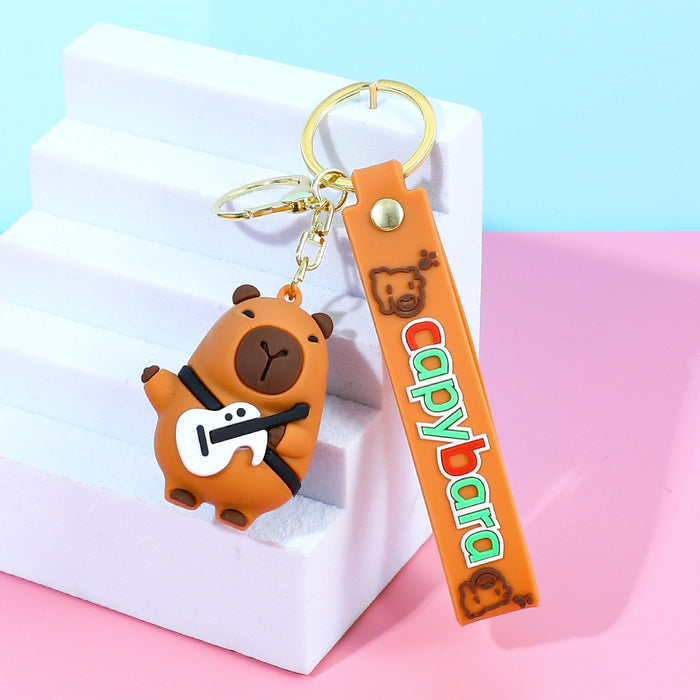 Wholesale  Capybara Small Pendant Doll Keychain