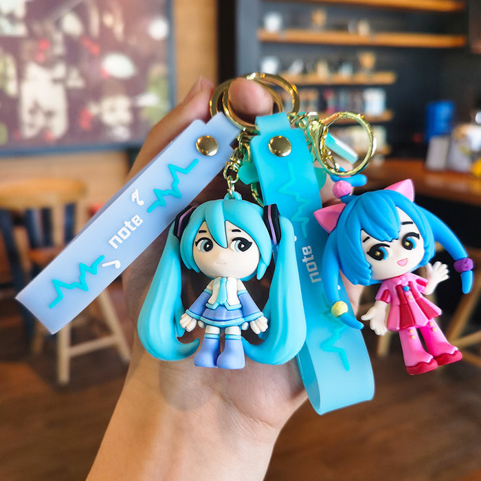 Wholesale Cartoon Doll Silicone Keychain JDC-KC-Tingm253