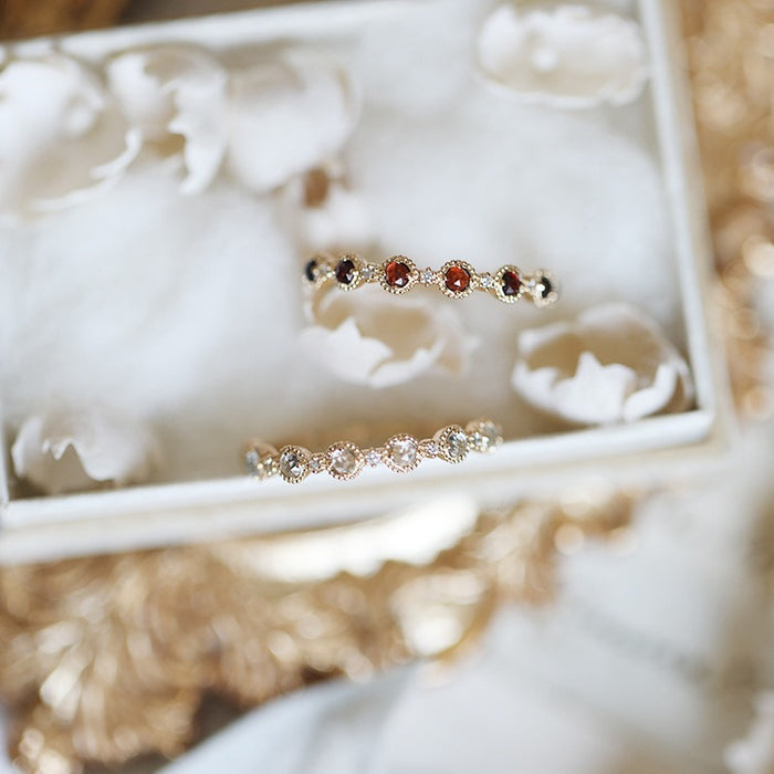 Wholesale Wreath Natural Rose Cutting Luxury Ring