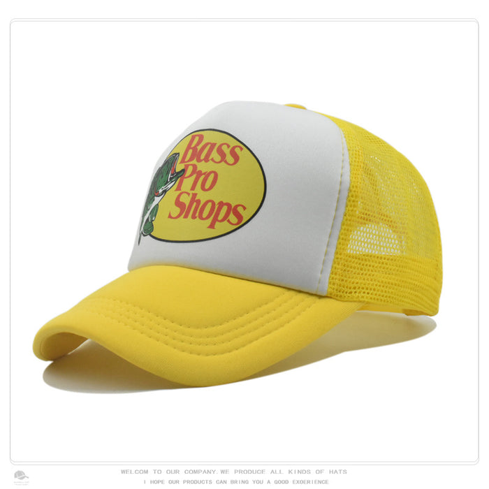 Wholesale Printed baseball cap summer net cap outdoor sunscreen sunshade driver cap