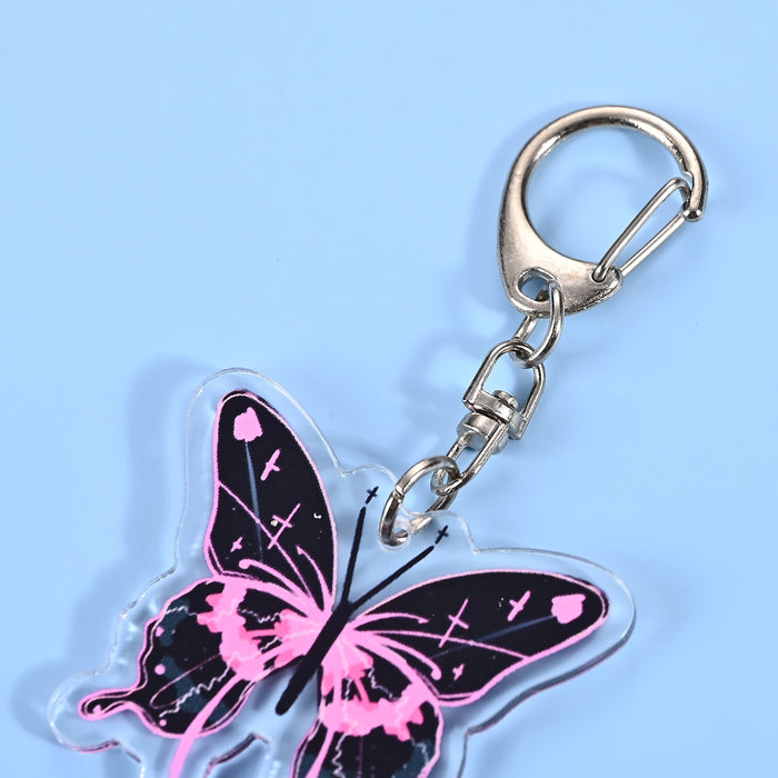 Wholesale New Chinese Style Acrylic Butterfly Keychain