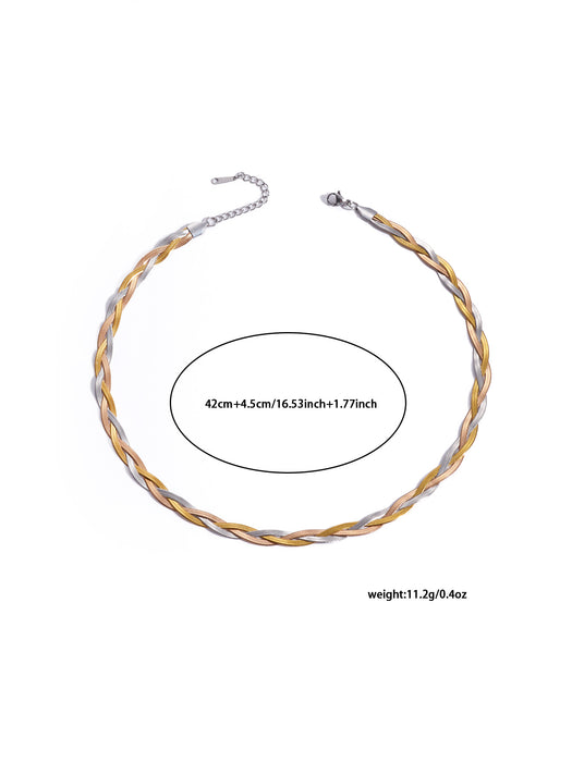 Wholesale Fade-Resistant Sweater Chain — Niche,  Light Luxury  and Sophisticated Titanium Steel Necklace