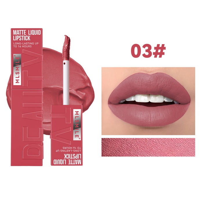 Wholesale Matte matte liquid lipstick, non stick cup velvet lip gloss, lip gloss, lip gloss