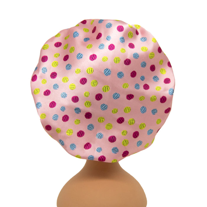 Wholesale Kids Color Stretch Polyester Nightcap Hair Care Cap JDC-FH-DCai001