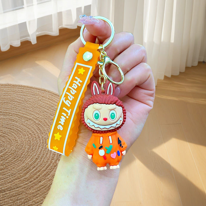 Wholesale Cartoon Plush Little Sheep Keychain Doll Car Couple Bag Pendant