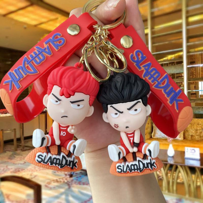 Wholesale Silicone Cartoon Doll Keychain JDC-KC-MingT082