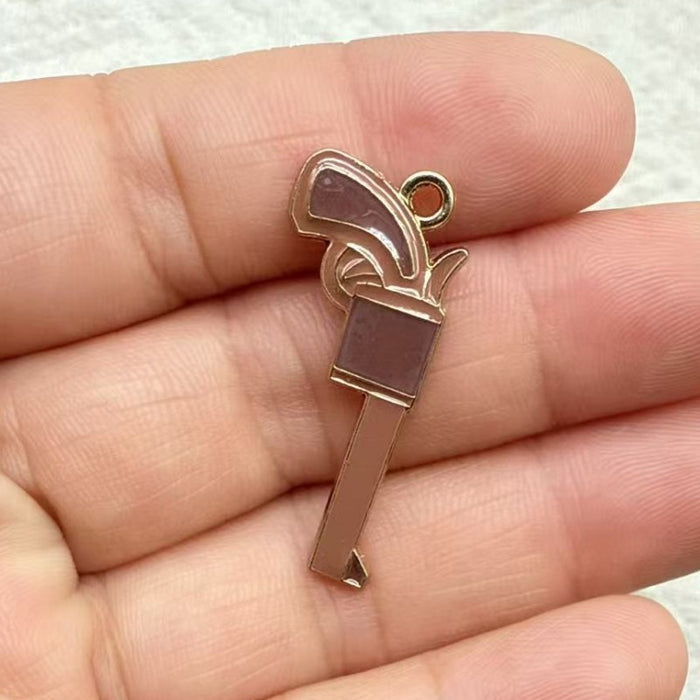 Wholesale 10pcs Western Cowboy Series Metal Drip Oil Hook Earrings,  Boots,  and Hat Earrings