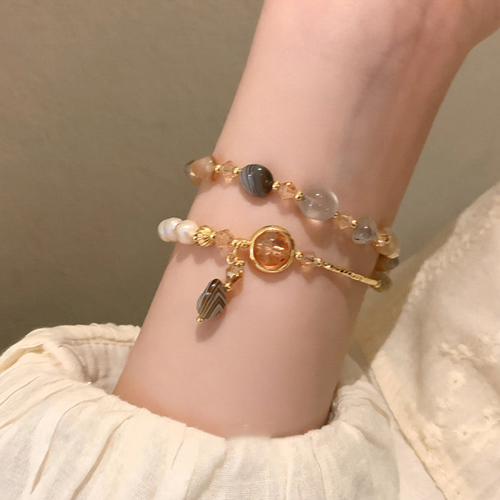Wholesale Pearl Multi-layer Bracelet Niche Creative Design Bracelet Fashion Elegant High-end Jewelry Women