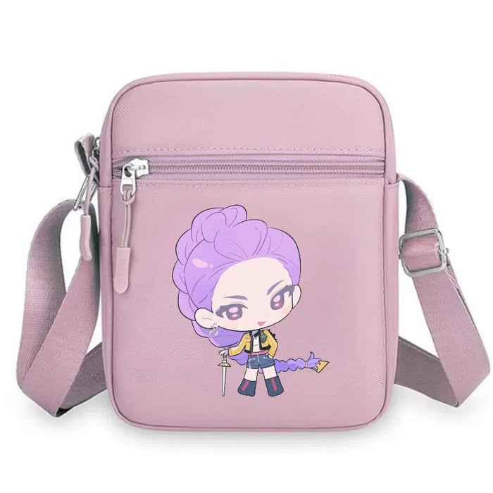 Wholesale Cute Cartoon Print Colorful Small Square Shoulder Bag
