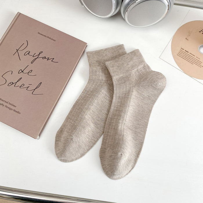 Wholesale Thin socks with mesh, sweat absorbing and breathable short socks, low cut short tube casual socks