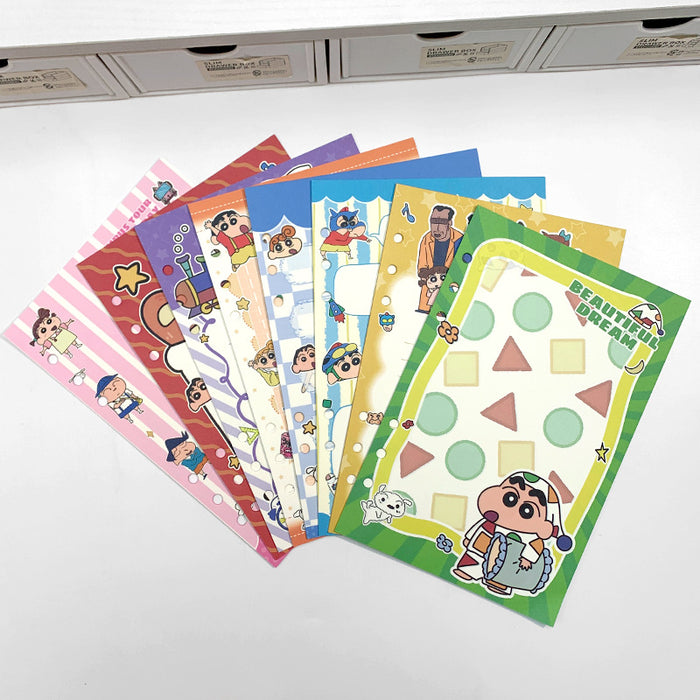 Wholesale 5pcs A5 Card Album with Colorful Inner Pages,  Cartoon Detachable Loose-Leaf Book Replacement Core