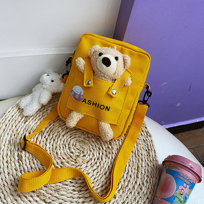 Wholesale Cute canvas bag crossbody new style with personality