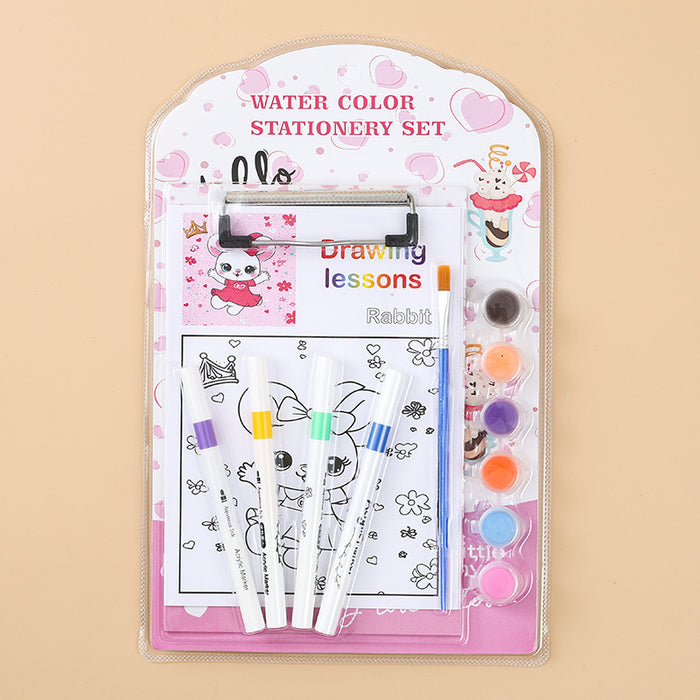 Wholesale DIY Plywood Watercolor pen Set