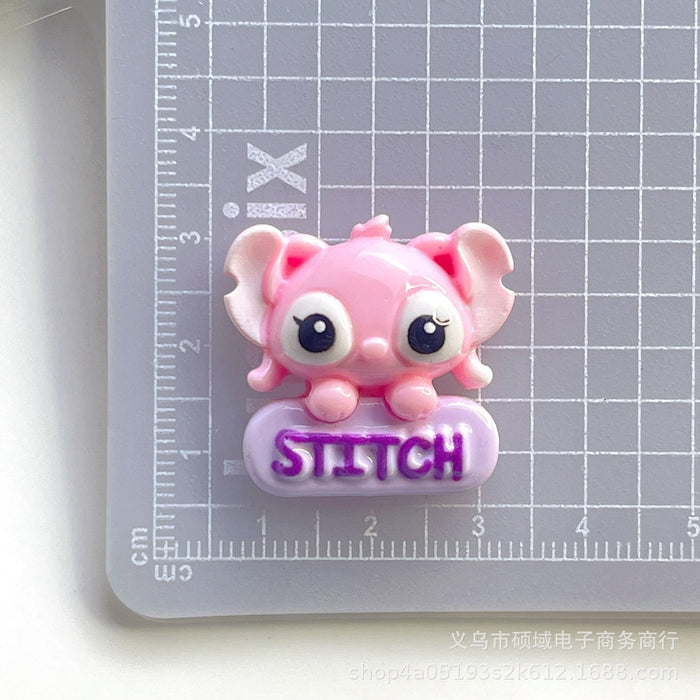 Wholesale Cartoon pink resin accessories cream glue handmade hair accessories mobile phone shell pendant material