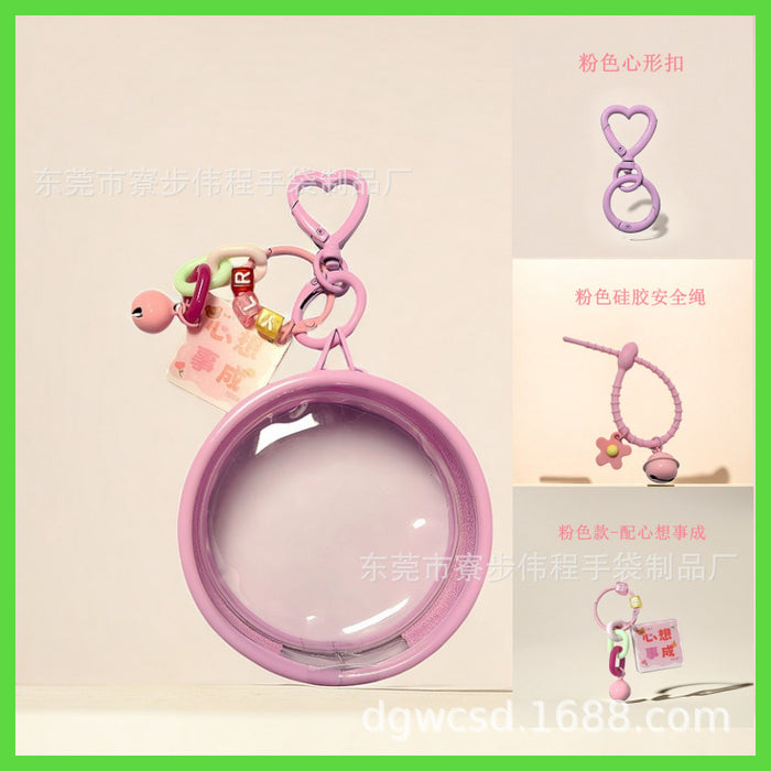 Wholesale The display bag PVC transparent bag badge storage bag