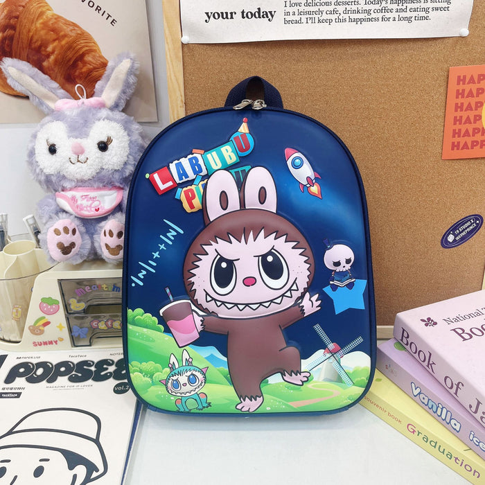 Wholesale Bag Cloth Backpack for Boys and Girls Kindergarten School Bag Baby Cartoon Hard Shell Bag
