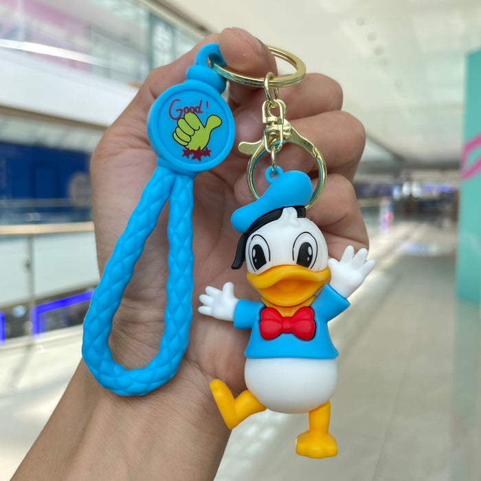 Wholesale Classic keychain cartoon doll backpack pendant car keychain