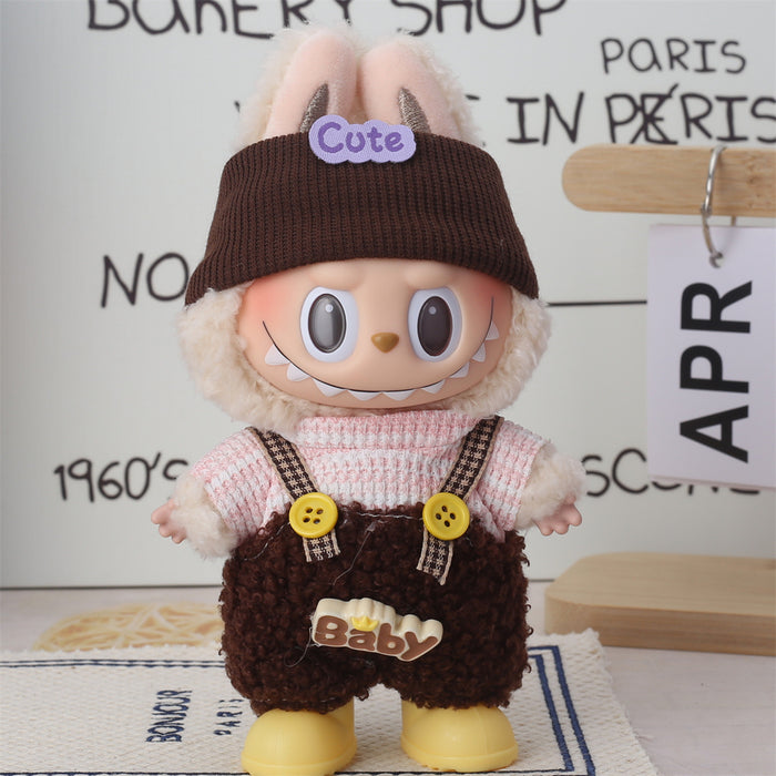 Wholesale Vinyl Doll Clothes  Dress Baby Clothes Overalls