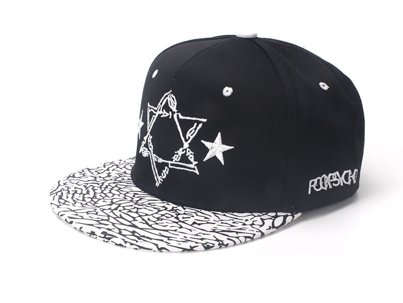 Wholesale Sunshade baseball cap, outdoor sun protection flat edge street dance cap