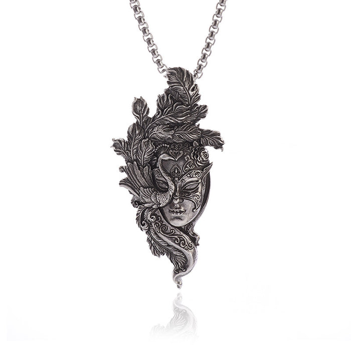 Wholesale  Retro Alloy Cartoon Character Pendant Necklace