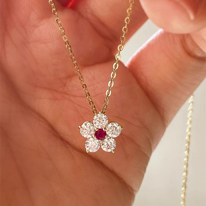 Wholesale Flower  Necklace  Niche Design