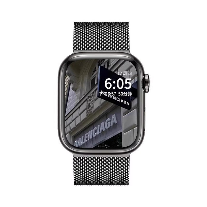 Wholesale iwatch watch strap apple watch metal gradient magnetic