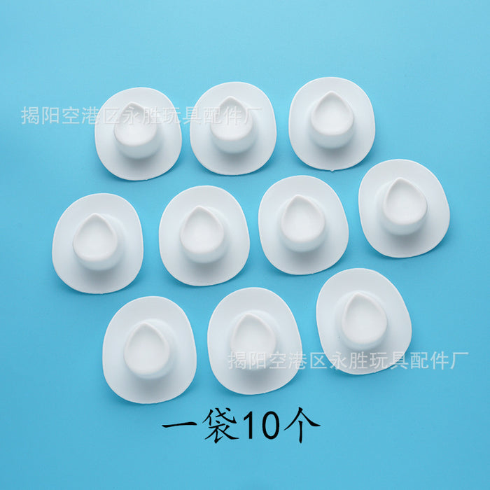 Wholesale doll toy fashion accessories cowboy hat hanger glasses