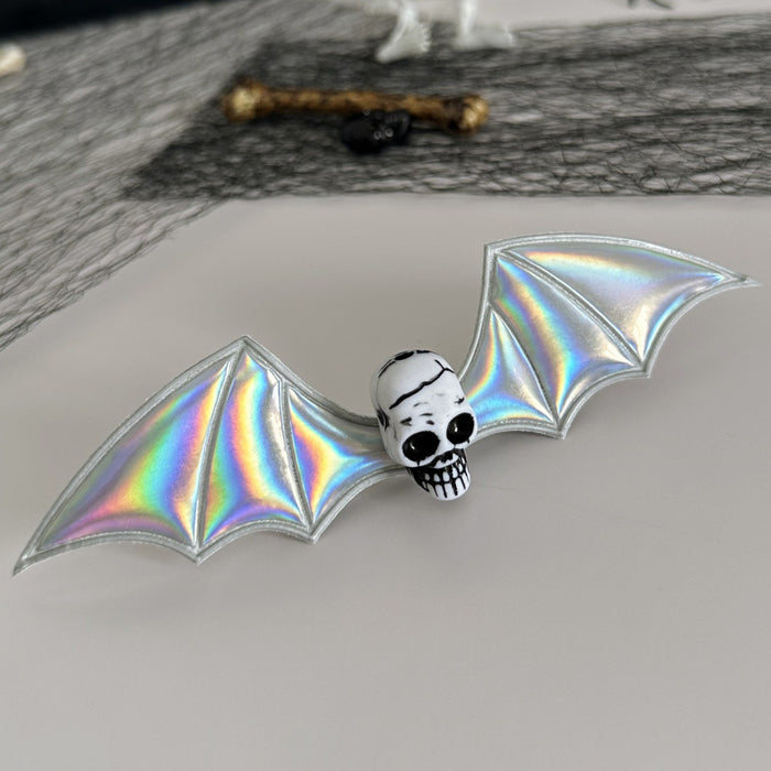 Wholesale New Halloween Headdress Dark Series Funny Pumpkin Single Eye Devil Bat Wings Side Hairpin Hairpin