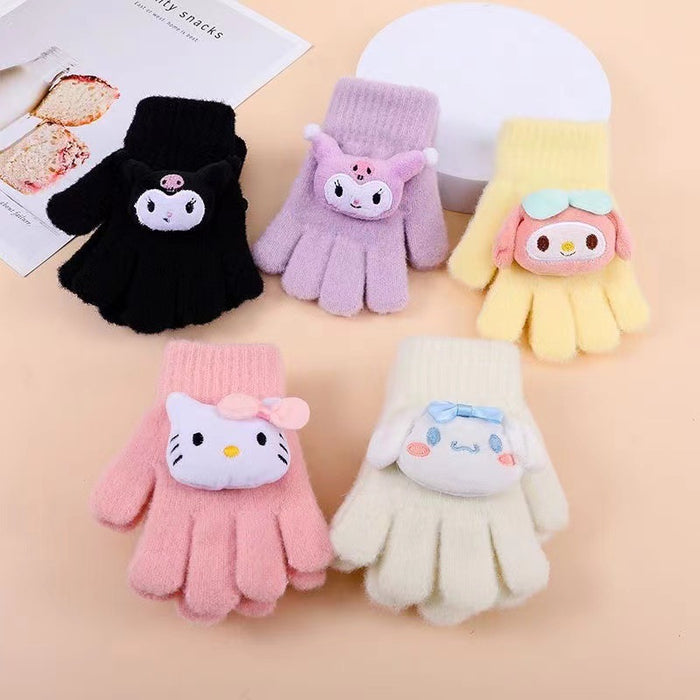 Wholesale Children' s Gloves Finger Cute Winter Gloves