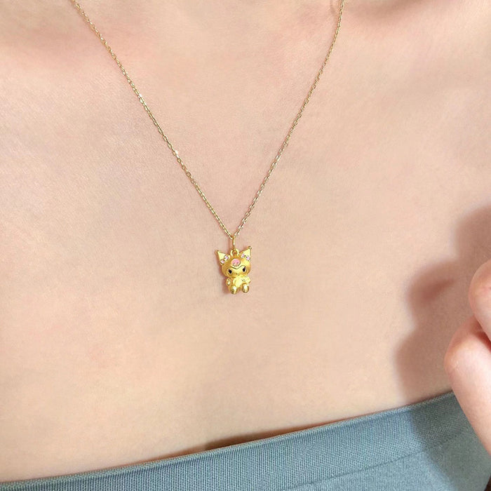 Wholesale  cartoon doll necklace  student clavicle chain female